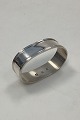 Danish Napkin Ring in Silver ModernMeasures 4,9 cm x 3,0 cm / 1.93 inch x 1.18 ...