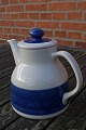 Blue Koka Swedish porcelain, covered coffee pots