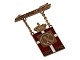 Georg Jensen 14-carat Gold Kings Mark Brooch 1870-1940.Designed by Arno Malinowski.Made ...