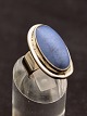 Sterling silver vintage ring size 53 with light blue stone stamped sterling Denmark item no. 639738