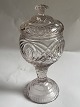 Irish cup with cut glass lid 19th century