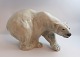 Royal Copenhagen. Porcelain figurine. Standing Polar Bear. Model 1137. Length 27 cm. (1 quality)