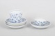 Fürstenberg set of four antique cups and saucers.Set of four antique hand-painted porcelain ...