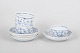 Fürstenberg set of four antique cups and saucers.Set of four antique hand-painted porcelain ...