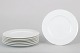 Rosenthal, set of seven plates.Set of seven white plates by Rosenthal. A simple and timeless ...
