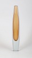 Vicke Lindstrand for Kosta Boda, art glass vase.A slender art glass vase executed in the ...