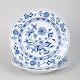 Meissen Blue Onion,  two lunch plates.Hand-painted porcelain lunch plates in the classic ...