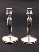 A pair of sterling silver candlesticks H.17 cm. item no. 640020