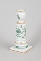 Meissen Indian Flower candlestick.Elegant hand-painted porcelain candlestick decorated with ...