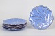 Arthur Percy for Upsala Ekeby, Safir plates.Set of six glazed ceramic plates in the ...