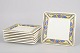 Tiffany Boutique, set of eight salad plates.Salad plates in Italian majolica with ...