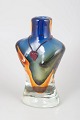 Murano art glass vase.Hand-blown art glass vase in the form of a torso from Murano with an ...