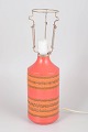 Aldo Londi for Bitossi, table lamp.Decorative ceramic table lamp with a cylindrical form, ...