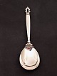 Georg Jensen silver cutlery Acorn large serving spoon. 22.5 cm. long. Designed by Johan Rohde. ...