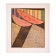 Vilhelm Bjerke-Petersen, 1909-57, Composition, chalk and paperSigned and dated "V.B.P. ...