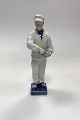 Royal Copenhagen Figurine of a Bricklayer No. 4377. Designed by Johannes Hedegaard. Measures ...