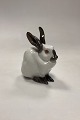 Royal Copenhagen Figurine of Rabbit No. 4676. Designed by Jeanne Grut. 3rd Quality with glaze ...