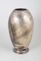 WMF Ikora vase.Large Art Deco metal vase from WMF's Ikora series featuring a distinctive ...