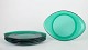 Kjell Blomberg for Gullaskruf, set of five seafood plates.Set of five large pressed glass ...