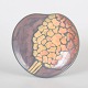 Anu Pentik, dish.Decorative ceramic dish from the 1970s with an organic form and ...