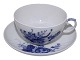 Blue Flower CurvedHuge tea cup #1550