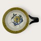 Stavanger flint, Norway, Flamingo, Fireproof, Small dish with handle, length 22.5cm, #2/2008 ...