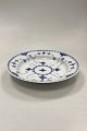Royal Copenhagen Blue Fluted Half Lace Deep Plate No. 5702nd QualityMeasures 24,2 cm / ...