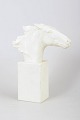 Rosenthal, horse head figure “Hannibal”.Elegant porcelain sculpture depicting a horse head ...