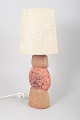 Bernard Rooke, table lamp.Striking brutalist table lamp in hand-modelled stoneware by ...