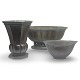 JUST ANDERSEN (1884-1943). Jardiniere of patinated disco metal. Stamped Just Andersen model 164, ...