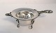S. Chr. Fogh, Copenhagen (SCF). Tea strainer with saucer in sterling silver (925). Length 13.7 cm.
