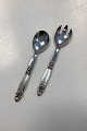 Georg Jensen Acorn Sterling Silver Salad setMeasures 21,5 cm / 8.46 inch