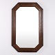 Rectangular Mirror with Carved Dark Oak Frame from the ...