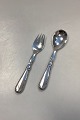 Georg Jensen Sterling Viking Salad Set No. 136Measures 22,5 cm / 8.86 inchTotal Weight 197 ...