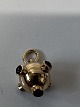 Ball with stone Pendant / Charms in 14 carat goldStamped 585Height with eyelet 17.78 ...