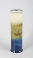 Sylvia Leuchovius for Rörstrand, vase.Elegant cylindrical stoneware vase with soft transitions ...