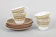 Rörstrand "Mandarin", set of four teacups with saucers.Decorative tableware designed in 1962 ...