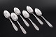 Georg Jensen Mitra set of six dinner spoons.Set of six dinner spoons in the Mitra pattern, ...