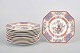 Rörstrand "Hoangho", set of twelve plates.Set of twelve octagonal faience plates from the ...
