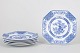 Rörstrand "Hoangho", set of six lunch plates.Set of six octagonal faience plates from the ...