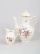 Royal Copenhagen Frijsenborg coffee pot and creamer.Porcelain coffee pot and creamer in the ...