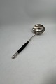 Georg Jensen Acorn Silver Punch Spoon with Ebony Handle With swedish import marks.Measures ...