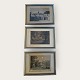 3 framed prints from Sorgenfri, Lyngby and Virum, each measuring with frame: 23cm x 16.5cm * ...