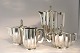 Rolf Fritof Bratland, Copenhagen. Silver service (925). Consisting of teapot, coffee pot, ...