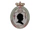 Royal Copenhagen Silhouet plate Queen Louise 1817-1898