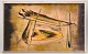 Bengt Lissegårdh, mixed media on board, listed Swedish visual artist.Abstract composition ...