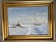 Valdemar Mau (1892-1952):VinterlandskabOlie på lærred.Sign.: V. Mau50x70 ...