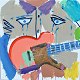 Bredtved, Michael (1959 - ) Denmark: Blues, 2026. Acrylic on canvas. Signed: Bredtved. H: 60 cm. ...