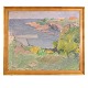Kjeld Hansen, 1919-2012, landscape, BornholmSigned and dated 1947Visible size: 89x107cm. ...