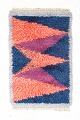 Swedish handwoven rya carpet.Handwoven wool rya carpet with a deep pile featuring a dynamic ...
